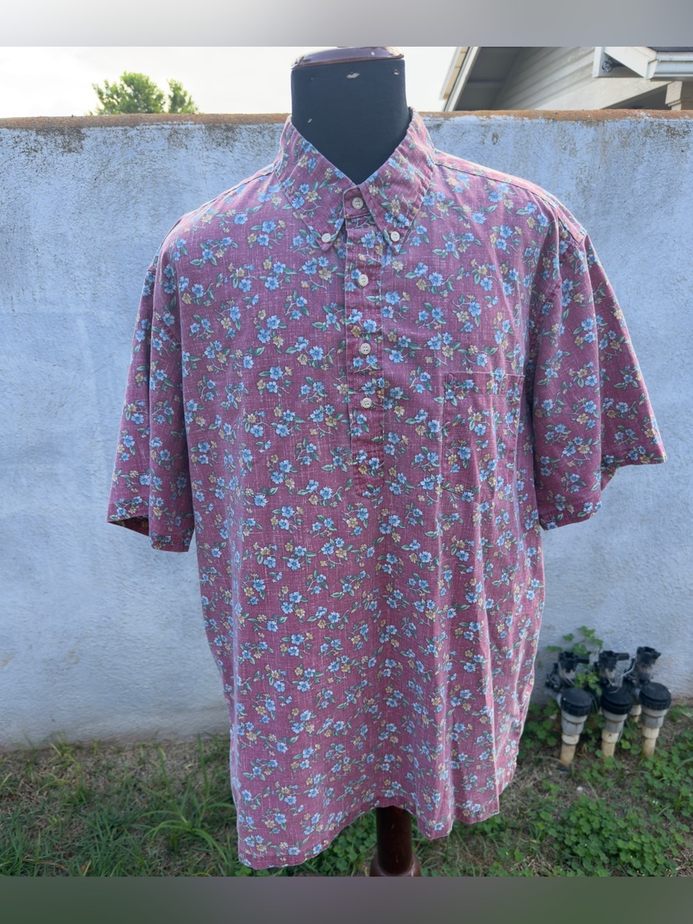 PreOwned Reyn Spooner Multicolored Pullover Hawaiian Print Men's XXXL 3XL